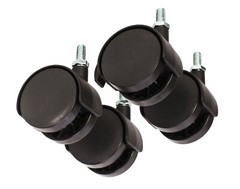 50 mm Casters, 5/16″ Bolt, Maximum Loading Capacity 200 lbs, 1 Pack of 4 Casters