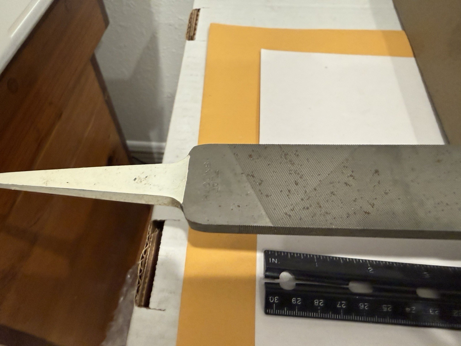 New Heller 16” Flat Smooth File, 2nd Cut gallery