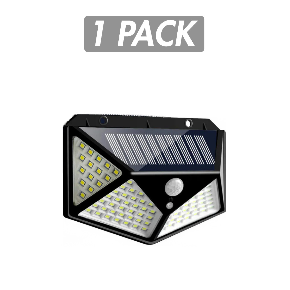 Solar Power 100 LED Light PIR Motion Sensor Outdoor Security Lamp Wall Garden US gallery