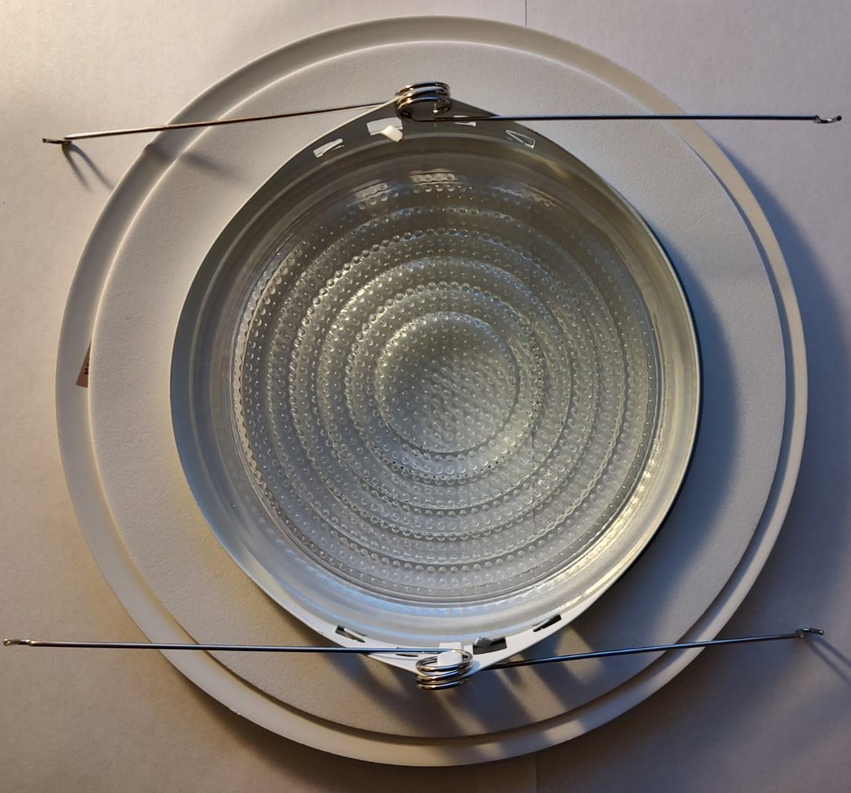 Nicor Lighting Recessed Shower Trim with Glass Fresnel Lens White 17502 (8 inch) gallery