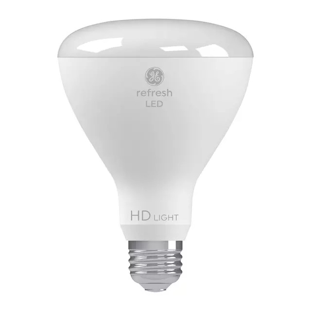 GE Refresh LED Light Bulbs, 65 Watt, Daylight, BR30 Indoor Floodlights (2 Pack) gallery