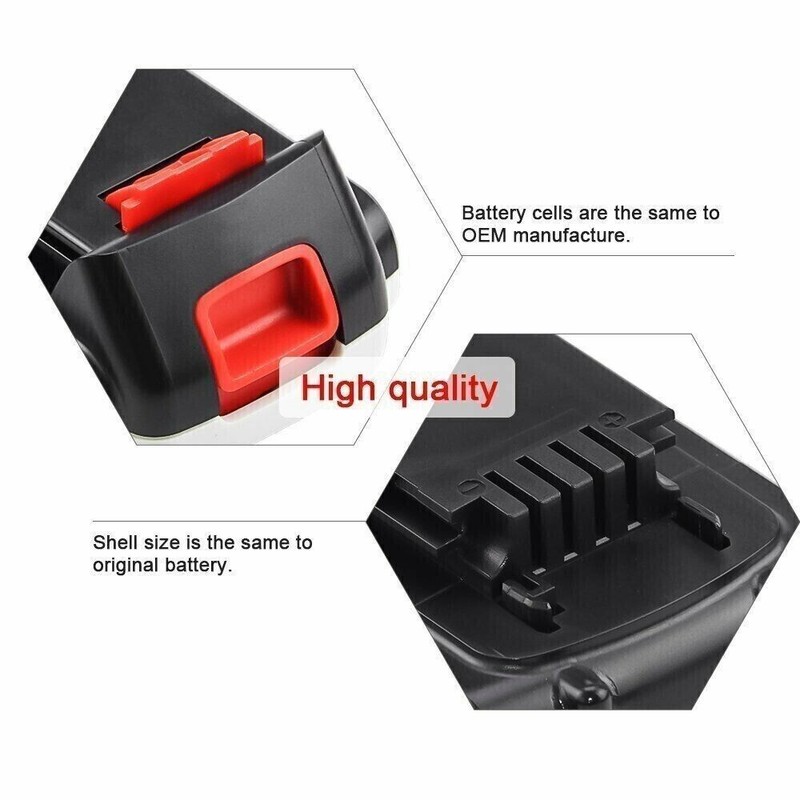 2PACK 3.0Ah for Black Decker 20V Lithium-Ion Battery 20 Volt LBXR20 Replacement gallery