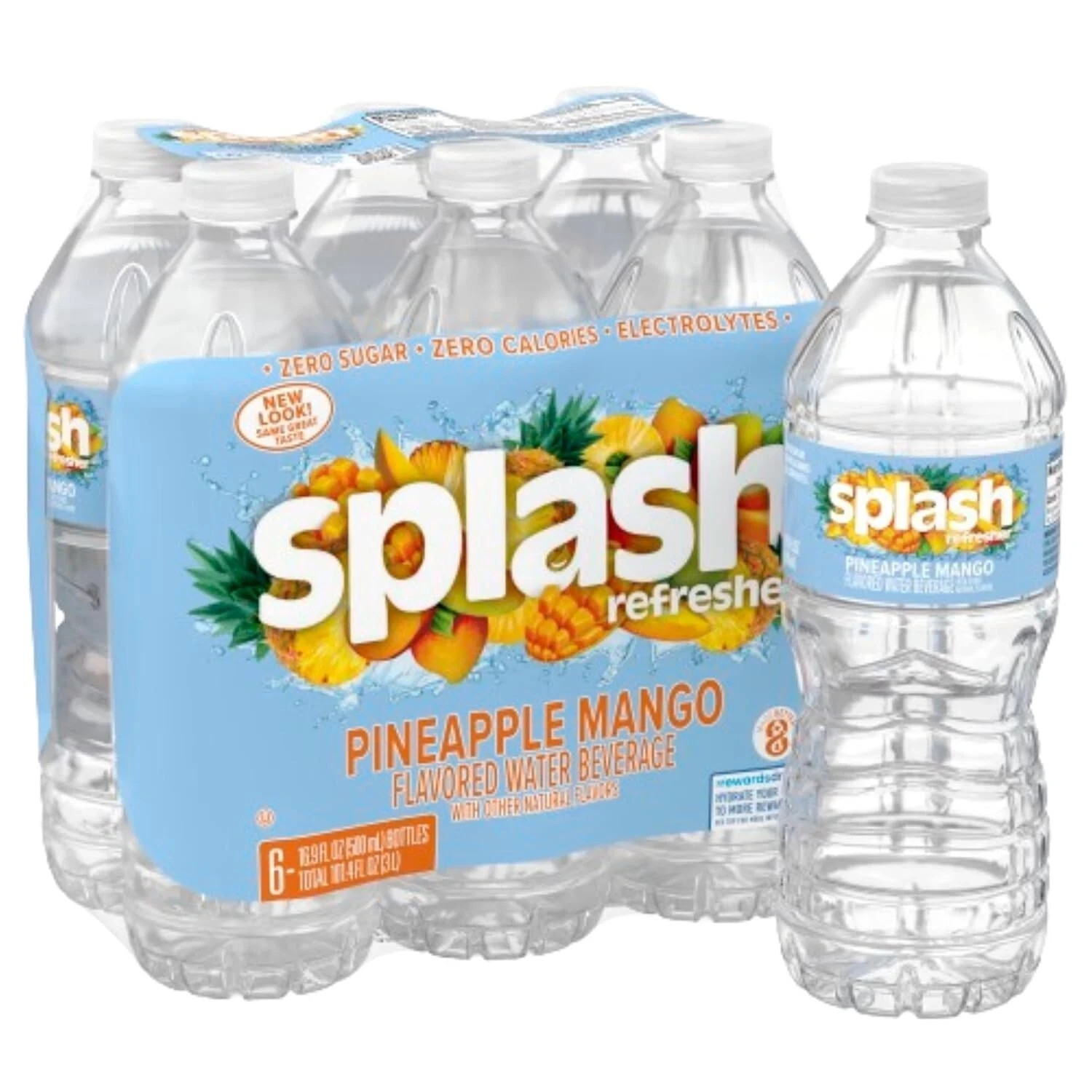Splash Blast, Pineapple Mango Flavor Water, 16.9 FL OZ (Pack of 6) *CHOSE FLAVOR gallery