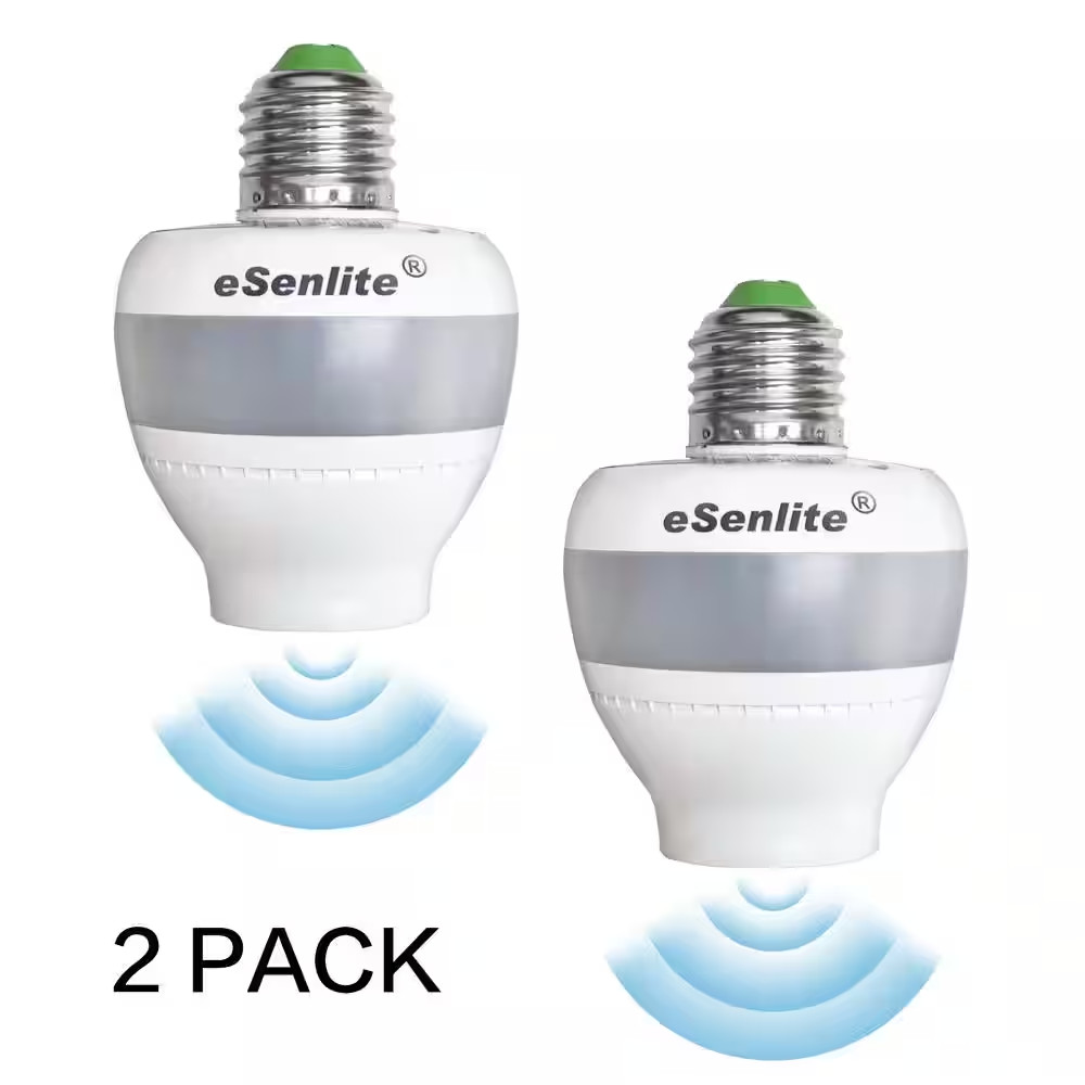 LED CFL Bulb Lamp Sockets of Motion Activated Radar Sensor Dusk to Dawn Dimmable gallery