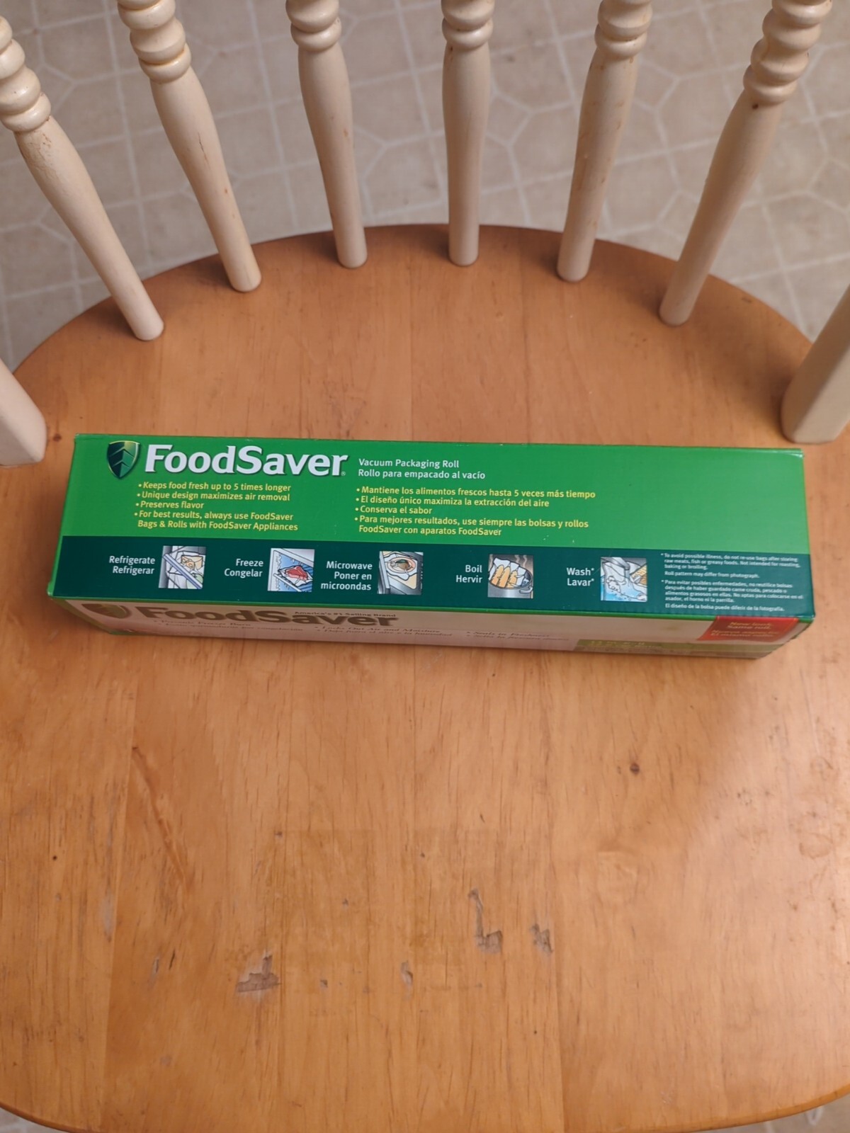 Food Saver Vacuum Packaging Roll 11in x 18ft 1 Roll NEW A082 gallery