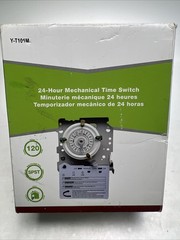 T101 Mechanical Time Switch,24-Hour 120 V Mechanical Time Switch 12 ON/OFF…..