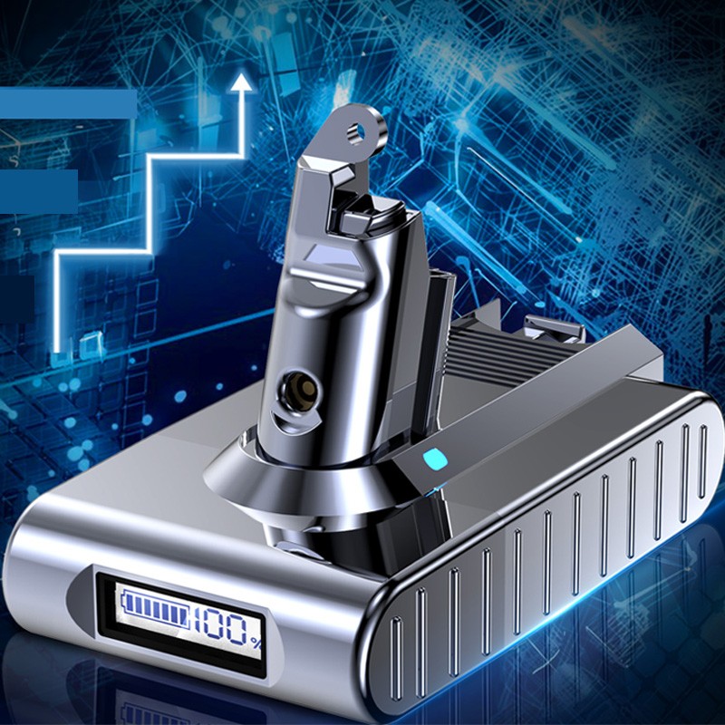 For Dyson V6 Battery DC58 V6 Trigger Extra DC59 SV09 SV03 Battery W LED Display gallery
