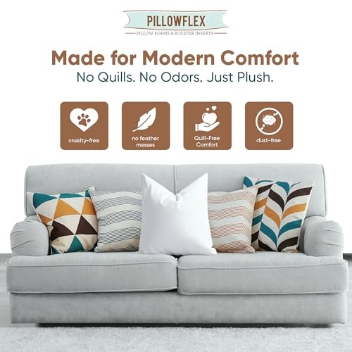 Synthetic Down Pillow Insert - 24x24 Down Alternative, 24 Inch by 24 Inch gallery