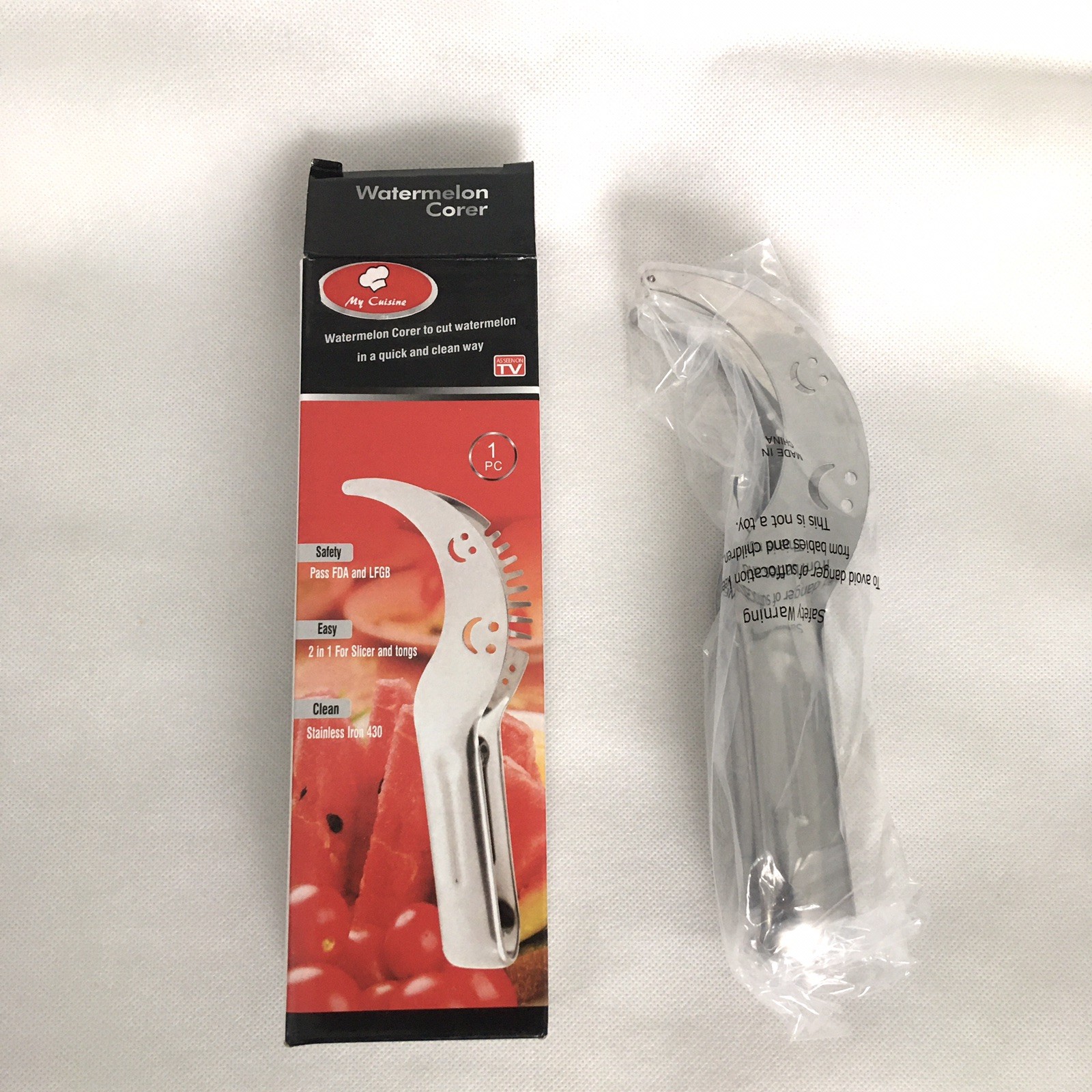 Watermelon Cutter Corer Slicer Stainless Steel Kitchen Tool gallery