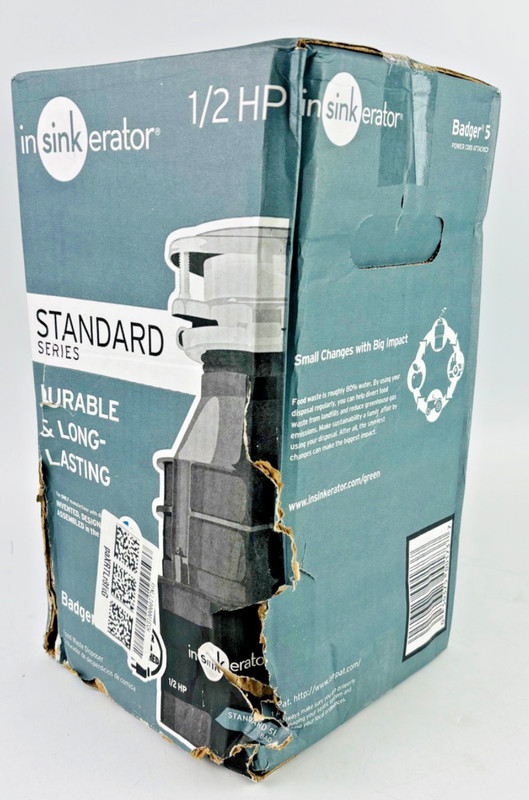 InSinkErator Badger 5 Garbage Disposal+Power Cord, Badger Series 1/2 HP gallery