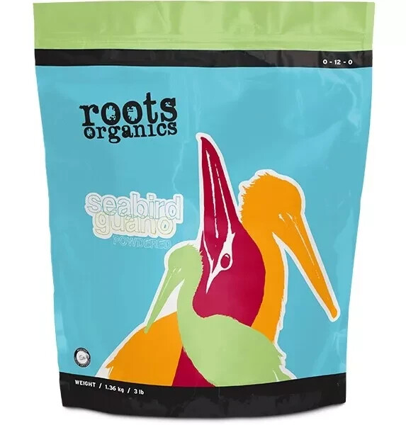 Roots Organics Seabird Guano Fertilizer 0-12-0 Aurora Innovations 3lbs powder gallery