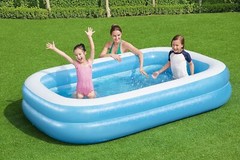 Bestway H2oGo Blue Rectangular Pool 8 Ft 7 in x 69 in x 20 in 8′ 7″ x 69″ x 20″