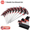 10x T Handle Wrench Set Torx Star Key 2 Drive Ends Auto Bike Repair Tool T9-T50 gallery