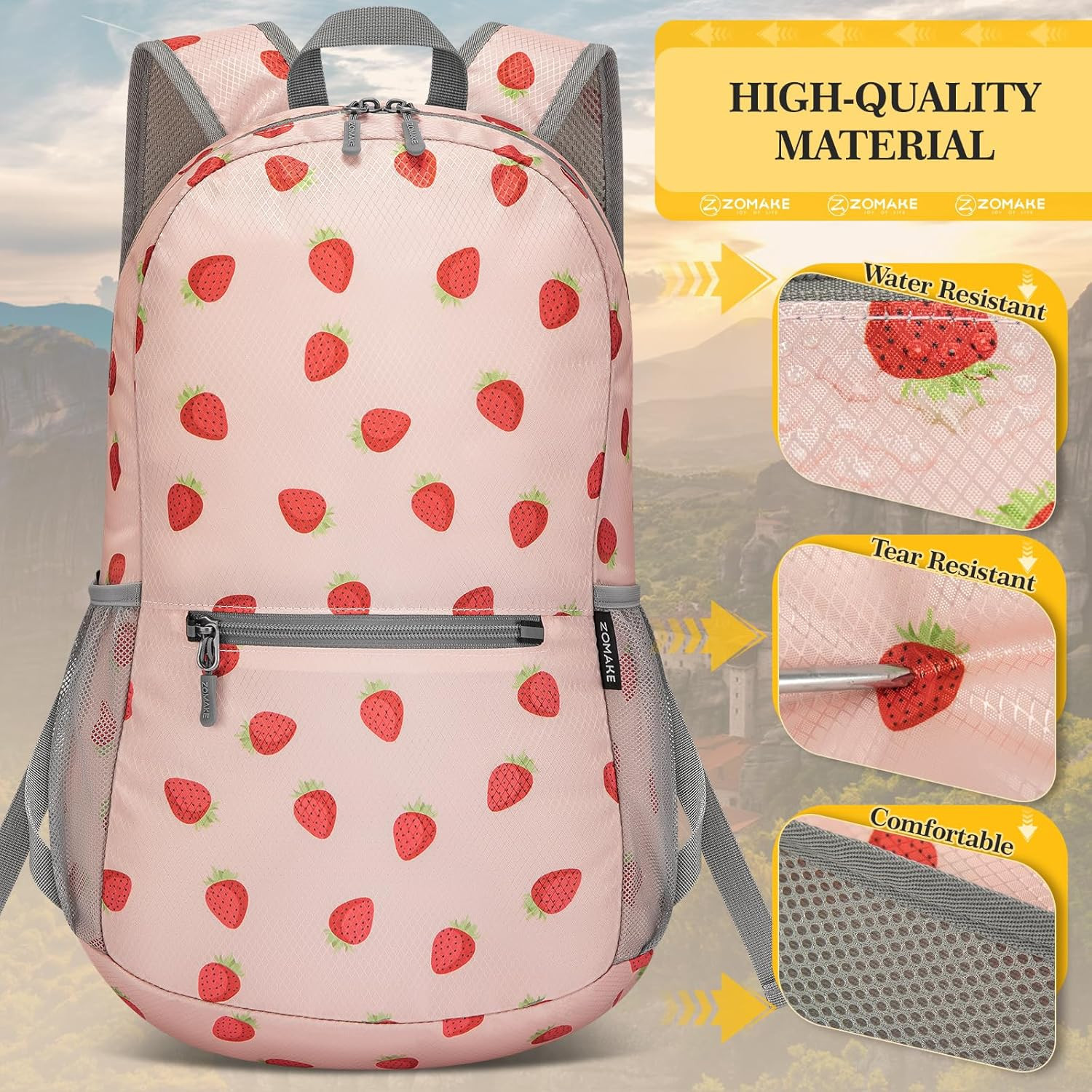Ultra Lightweight Hiking Backpack 20L, Packable Small Backpacks Water Resistant 3