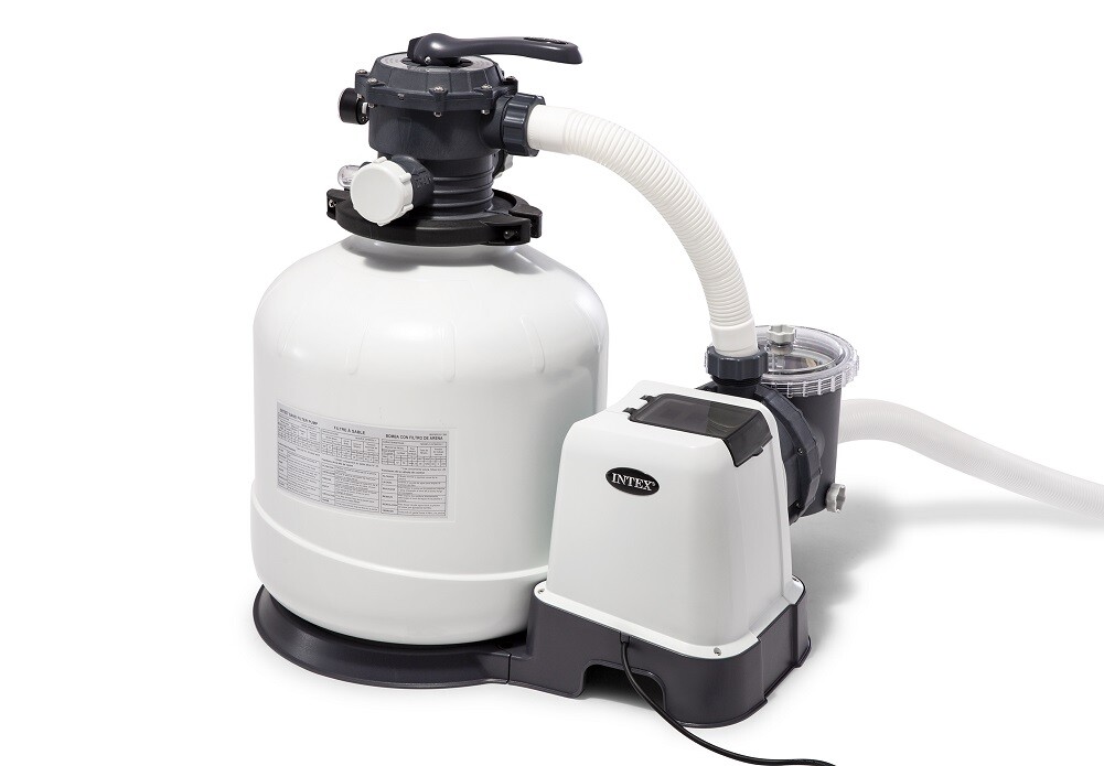 Intex Krystal Clear Sand Filter Pump for Above Ground Pools 16inch 110120V with gallery