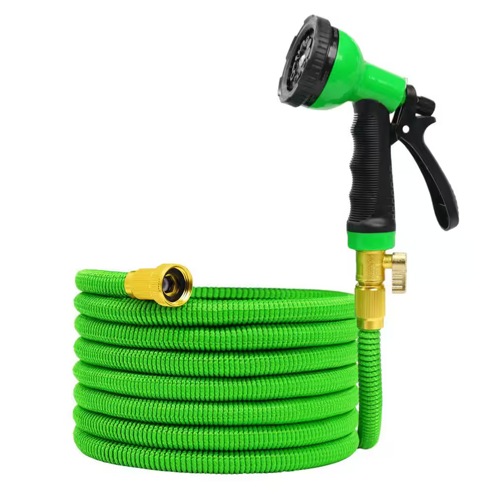 Expandable Garden Hose 3/4 In. X 50 Ft. Standard Water Hose with 10-Pattern Spra gallery
