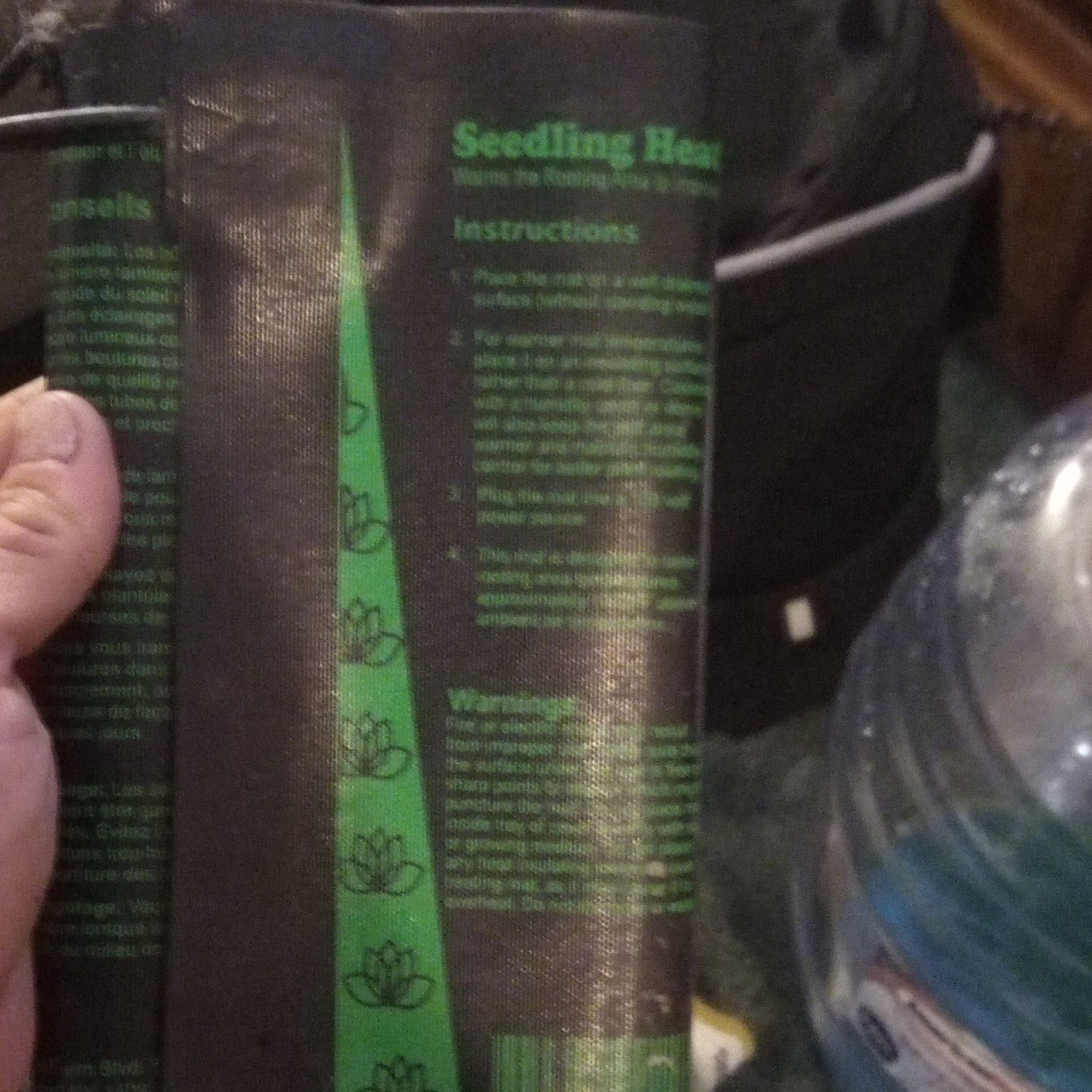 Waterproof Seedling Heat Mat for Seed Starting & Propagation, Black/Green gallery