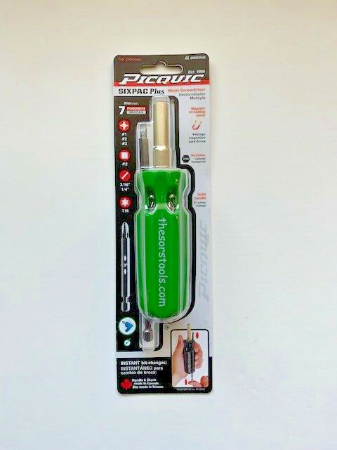 PICQUIC SIXPAC Plus - One Multi-Bit Screwdriver (tst) - 4 colors to choose from gallery