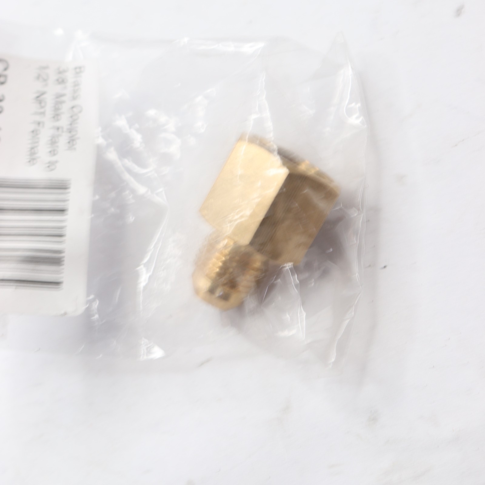 Celestial Fire Glass Adapter For Outdoor Gas Fire Pits Brass 3/8" x 1/2" gallery