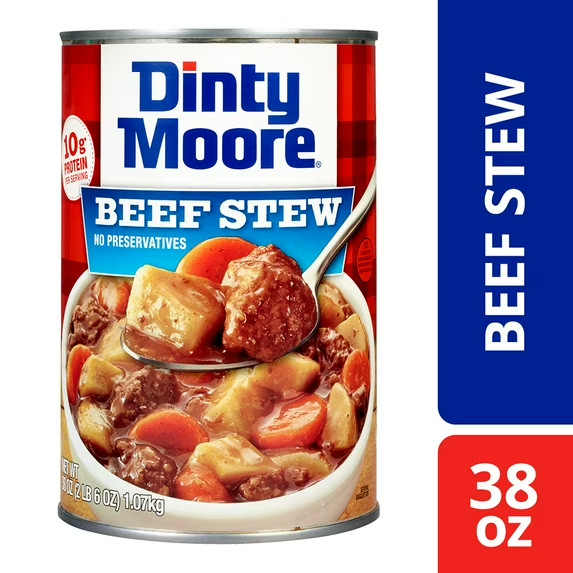 DINTY MOORE Beef Stew, Shelf-Stable, Steel Can 38 oz gallery