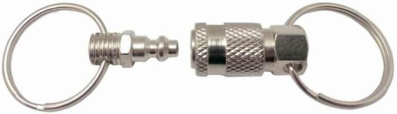 2 Pack Replacement Y90KR Quick release Air Coupler push to connect Key Chain Amf gallery