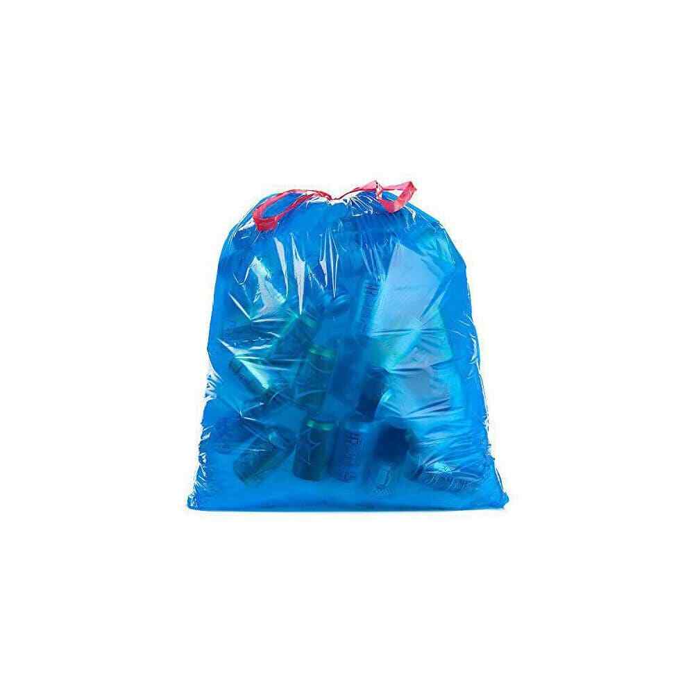 33 Gal. Drawstring Blue Recycling Bags (45-Count) gallery
