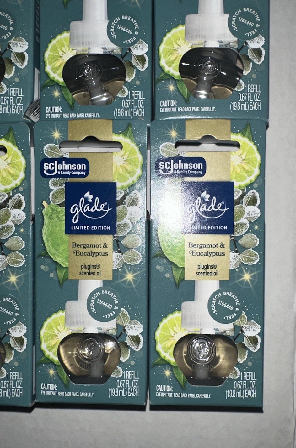 10 Total Glade Plugins Scented Oil Refill Bergamot & Eucalyptus gallery