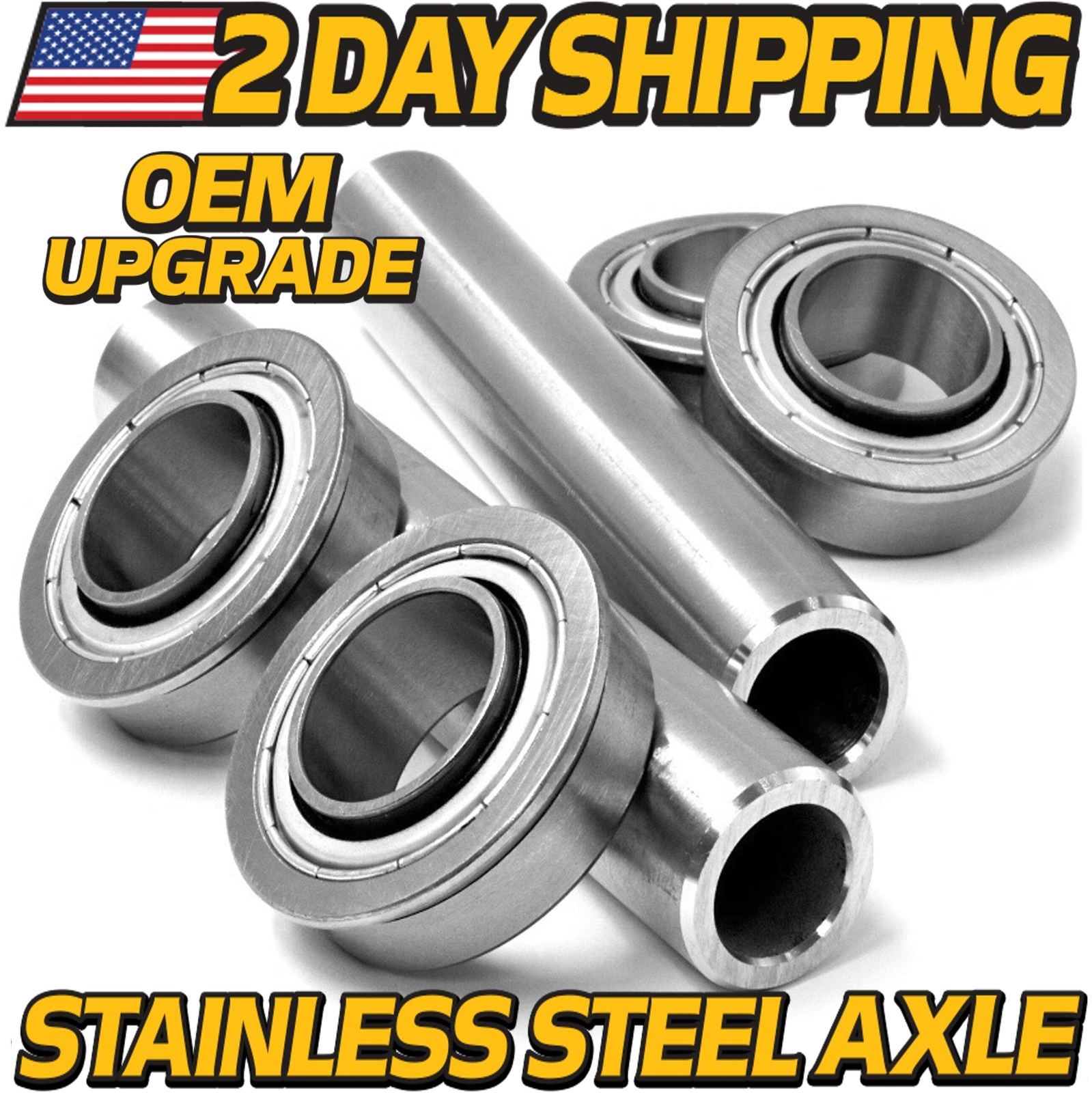 (2Kits) Stainless Steel Upgrade for Toro 104-3667 w/ 114-1640 Bearing Conversion gallery
