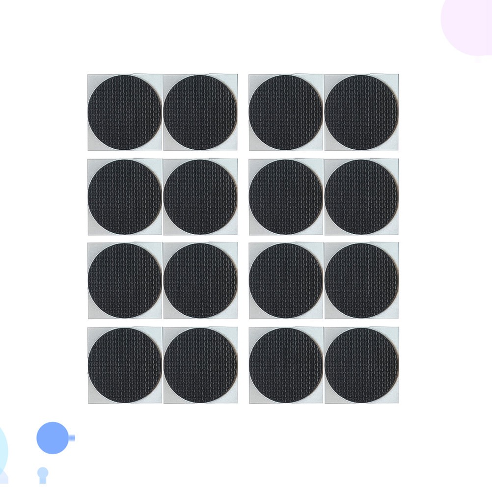 60 Pcs Chair Leg Floor Protectors Round Covers Furniture Pads for Carpet gallery