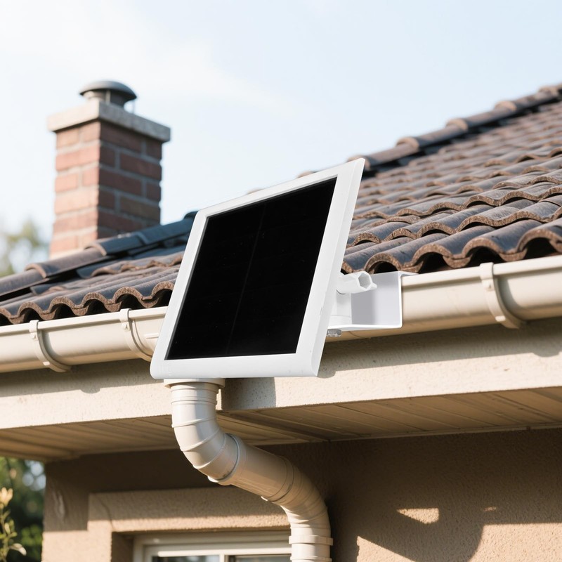 Usngsny Adjustable Solar Panel Gutter Mount for Ring -Easy 1 Pack, 1-PCS gallery