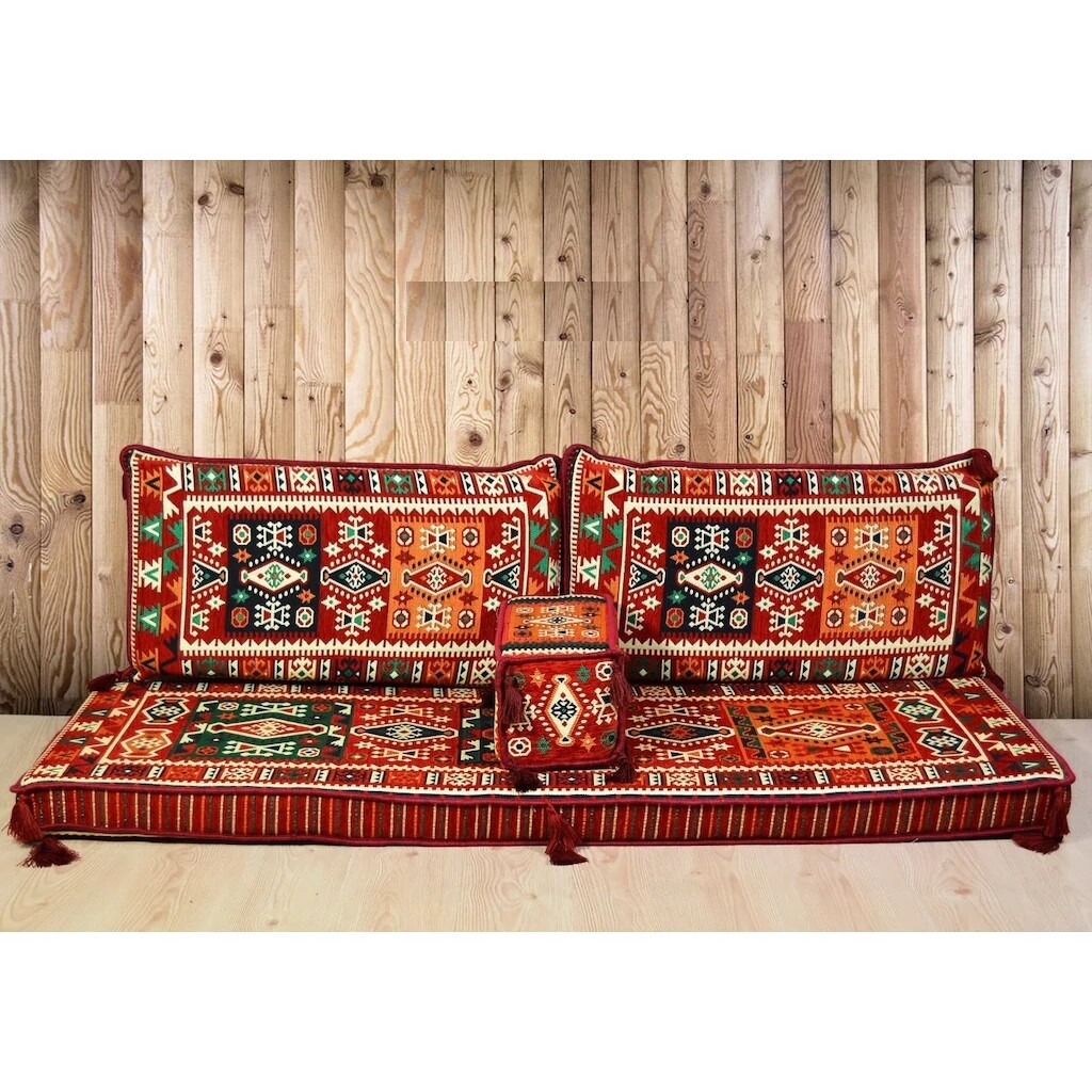 Arabic Turkish Ottoman Corner Set COVER ONLY Sofa Cushion pillows Lounge Couch gallery