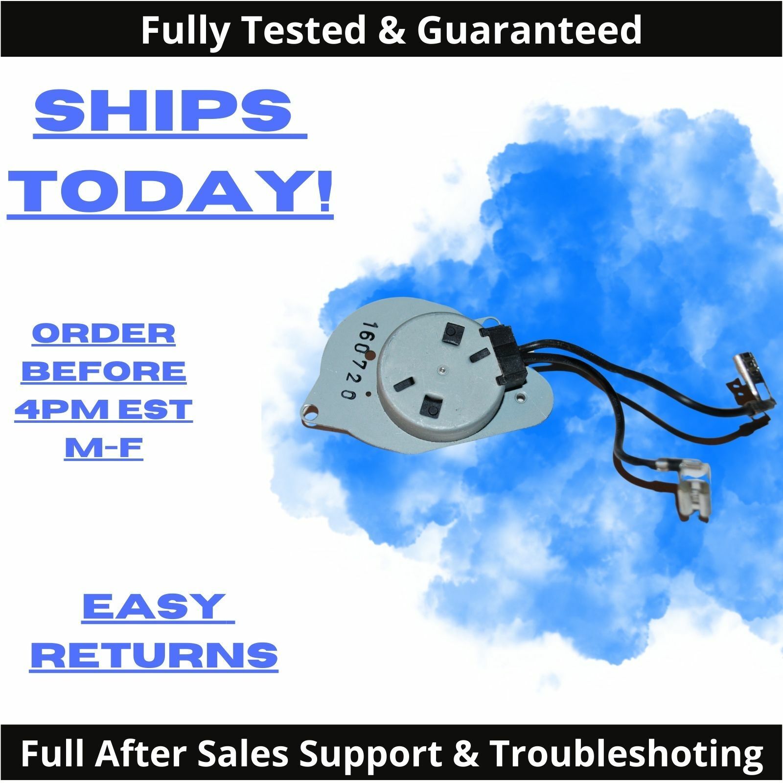 Genuine OEM GE Norm Pacific Dryer Timer Motor DM101 115VAC/60HZ gallery