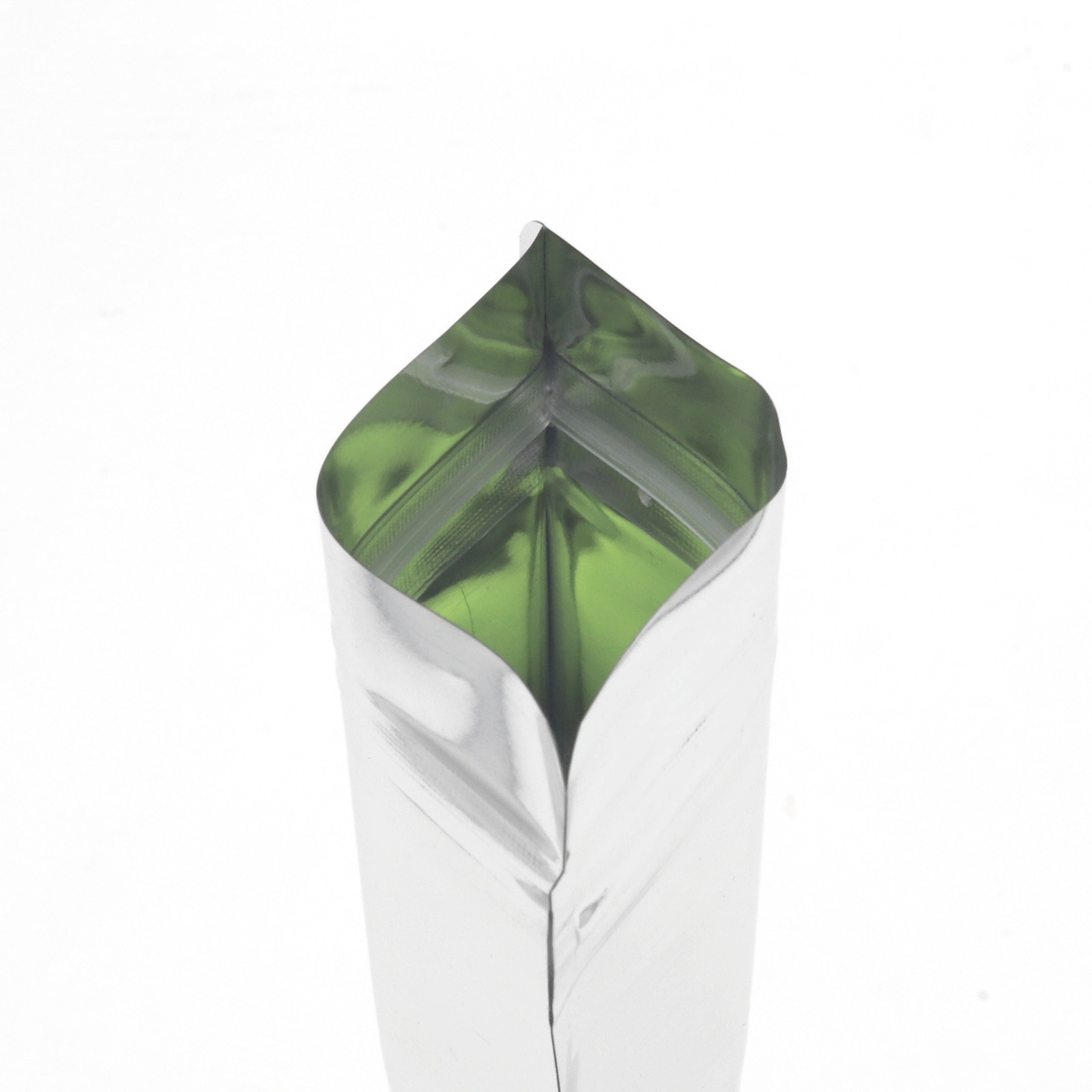 100 Flat Double-Sided Silver Metallic Mylar Zip Lock Bags 8.5x13cm (3.3x5.1in) gallery
