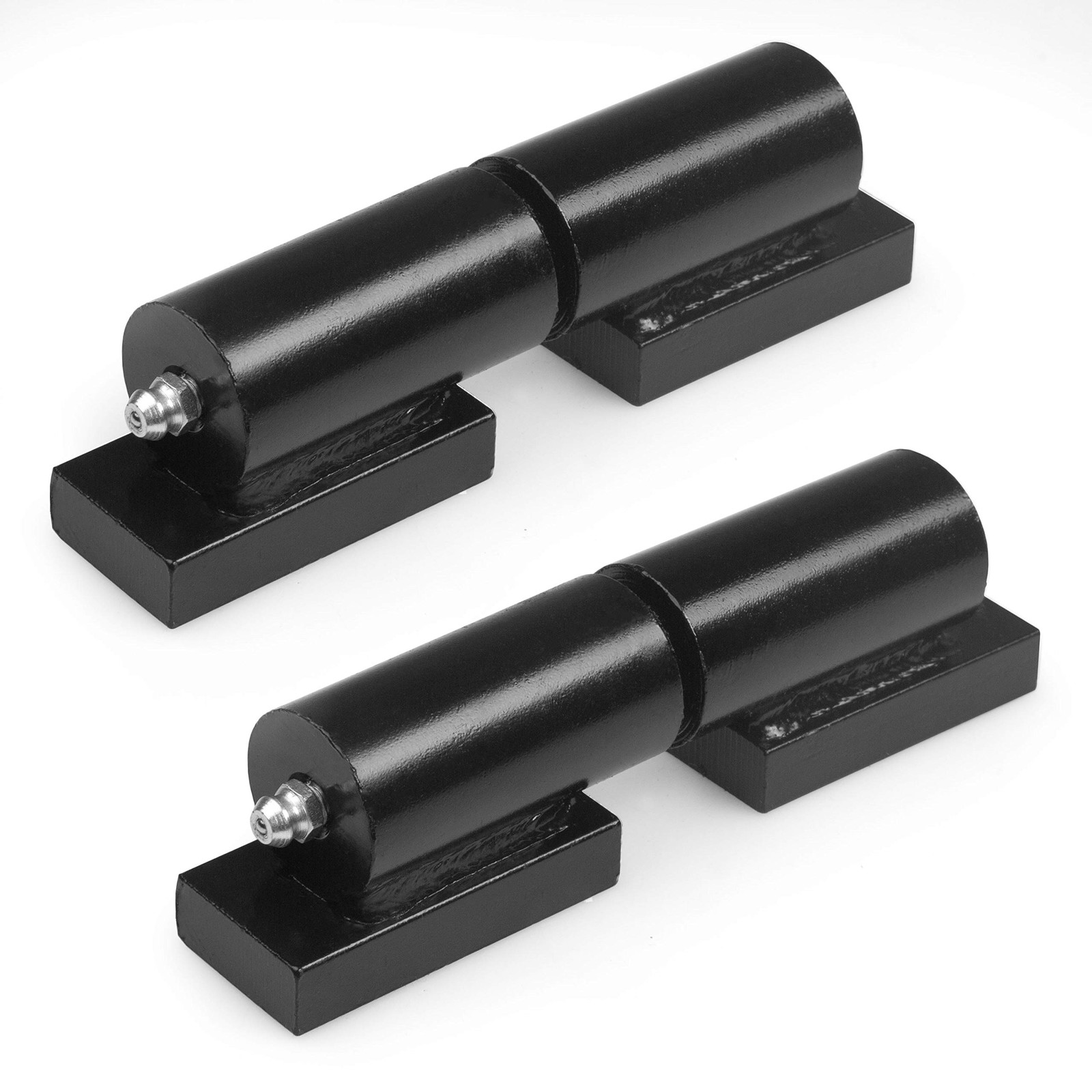Heavy Duty Barrel Hinges 2 Pack 5 Inch Black Weld On Hinges For Trailer Gate Or gallery