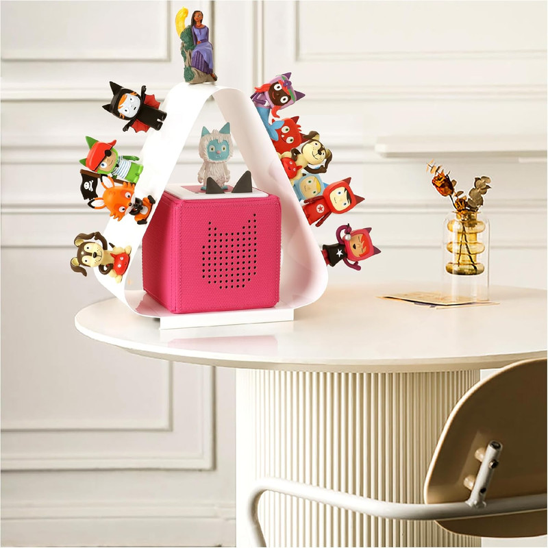 Tonie Box Triangular Shelf Organizer for 40-50 Tonies Characters Display gallery