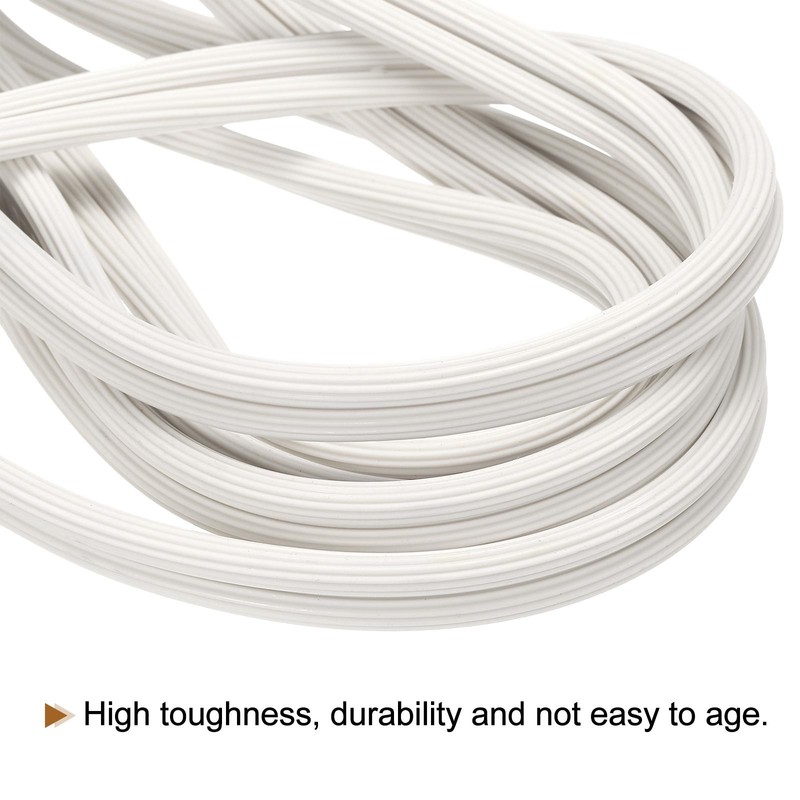Screen Spline, 5M/16.4Ft Silicone Window Sealing Strip, 5.5mm OD White gallery