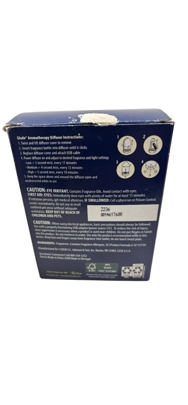 Glade Aromatherapy Essential Oil Diffuser, Lemongrass & Bergamot, gallery