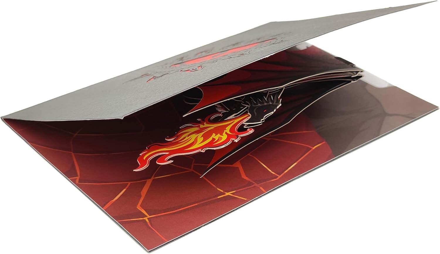 Dragon Fire Fantasy 3D Pop-Up Card – Unique Birthday & All Occasions Greeting gallery