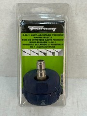 Forney 5-in-1 Multi-Adjustable Pressure Washer Nozzle 1/4″ Quick Connector AX