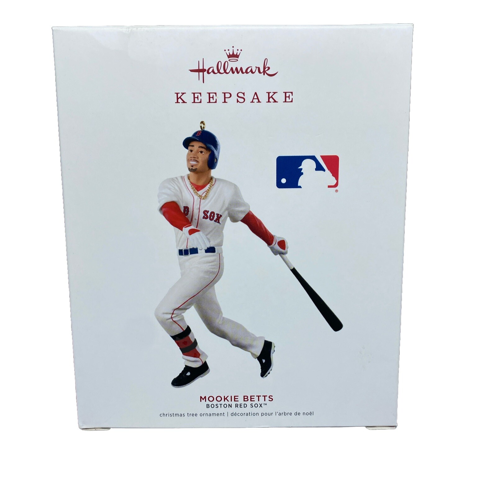 2019 Hallmark Keepsake Baseball Ornament Mookie Betts Boston Red Sox NEW gallery