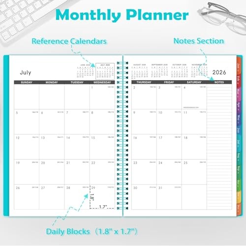 2026-2027 Monthly Planner - July 2026 - December 2027, 18 JUL 2026 - DEC 2027 gallery