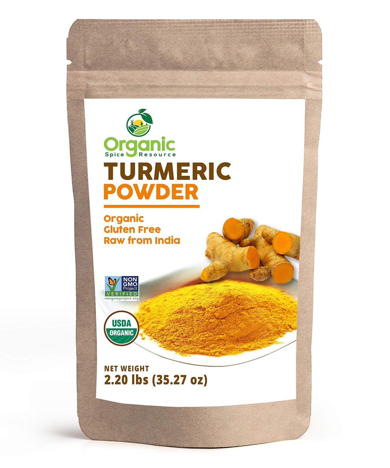 Organic Turmeric w/Curcumin | 35.27 Ounce / 2.2 LBS | Organics and Non-GMO | ... gallery