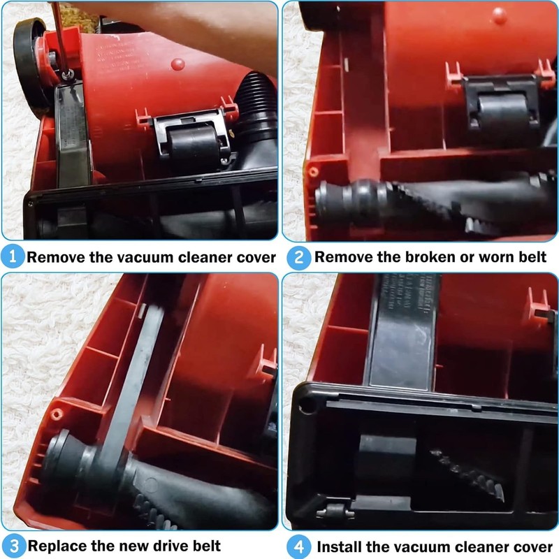 High-Quality Rubber Belts for Dirt Devil Vacuum Style 4/5 - Durable & Reliable gallery