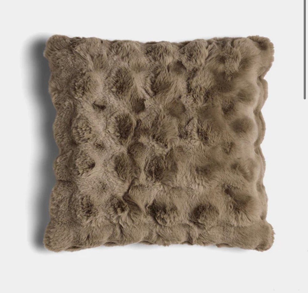 Cozy Earth Bubble Cuddle Pillow Walnut 24x24