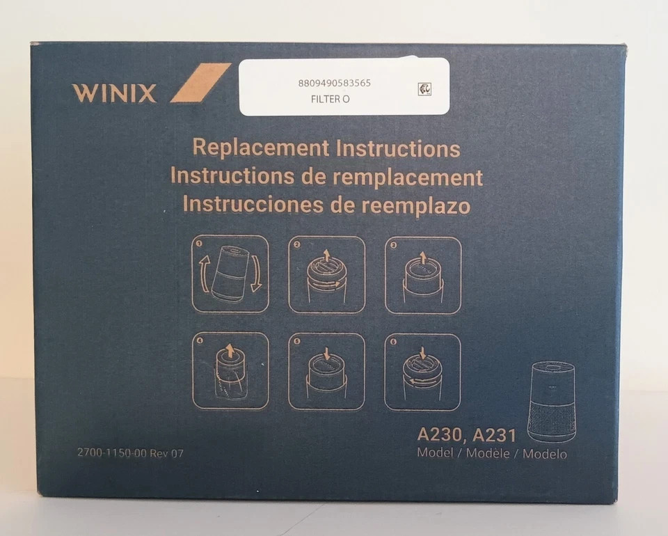 Winix Replacement Filter O for A231 / A230 Air Purifier 12 Months of Filtration gallery