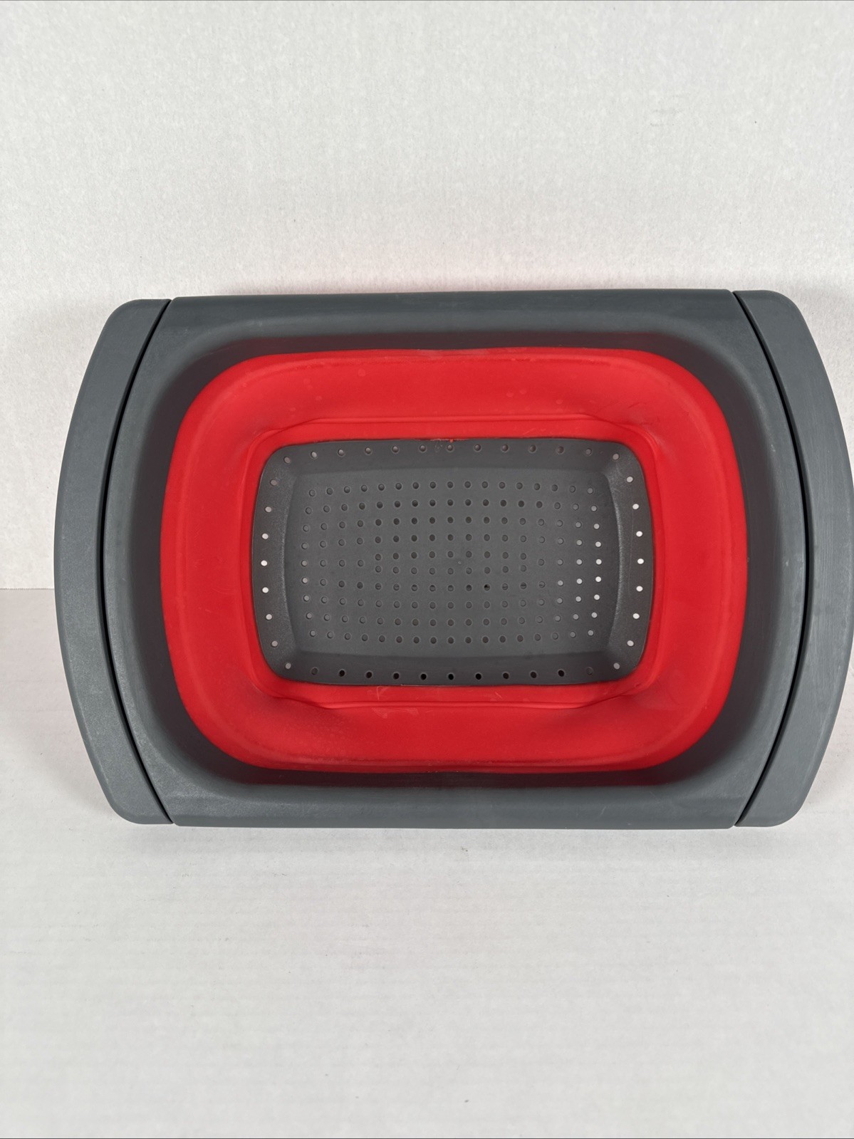 Rectangular Silicone Folding Draining Telescopic Foldable Water Filter Basket gallery