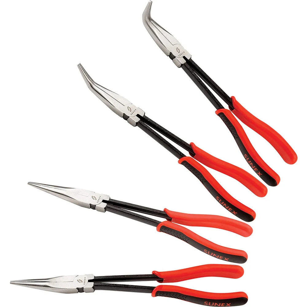 Sunex 4 Pc 11 In. Long Reach Pliers Set gallery