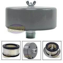 1″ MNPT Complete Intake Filter Housing w/ Element For Air Compressor USA Made