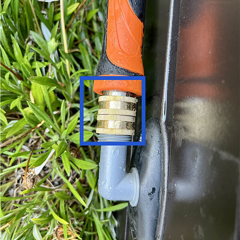 Solid Brass Garden Hose Adapter Female To Female 3/4 Inch Water Hose Connecter gallery