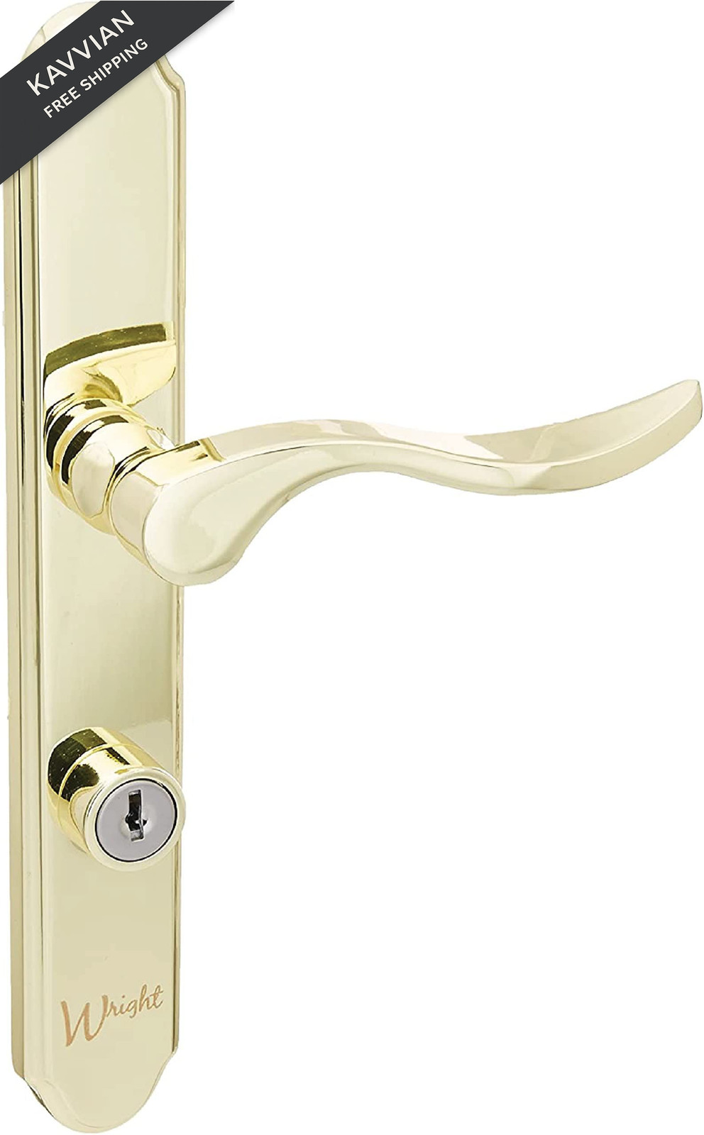 Wright Products - Serenade Mortise Keyed Value not found, Polished Brass gallery